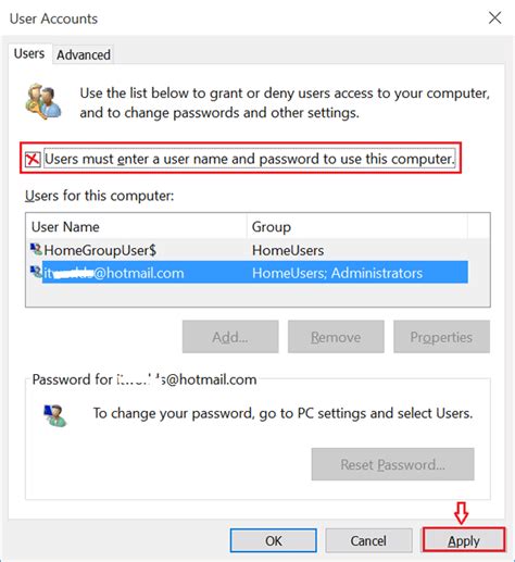Login without password.